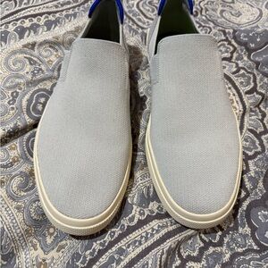 Washable Rothy’s slip on knit washable Gray ladies 12.5 Mens 11 unisex shoes